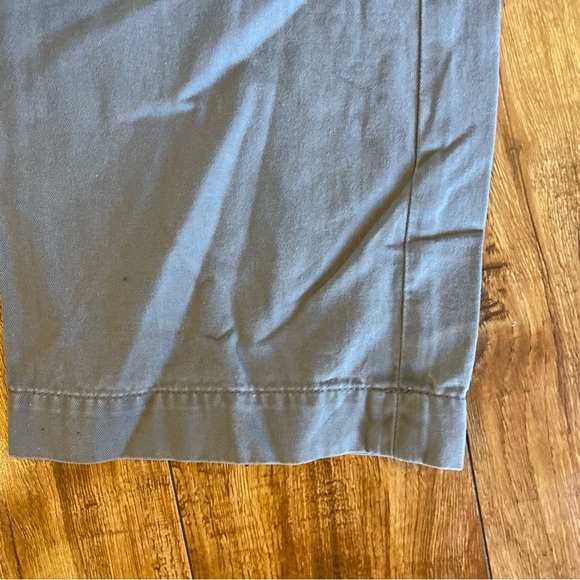 BANANA REPUBLIC Men’s Gray Khaki Chino Straight Front Slacks Size 35/34 - Picture 7 of 14